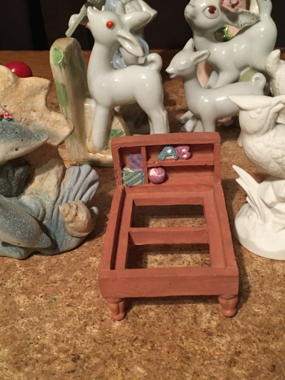 LOT OF 35 FIGURINES ENESCO ANGELS ANIMALS DEER BEAR KIDS PIGS FLOWERS SHEEP LAMB - Picture 7 of 14
